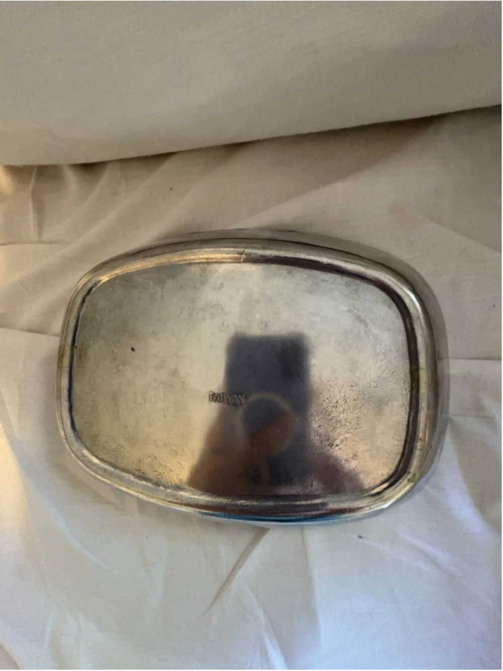 Vintage Wilton Armetale Pewter Bead Tray And/or Decor Spiritual Christianity